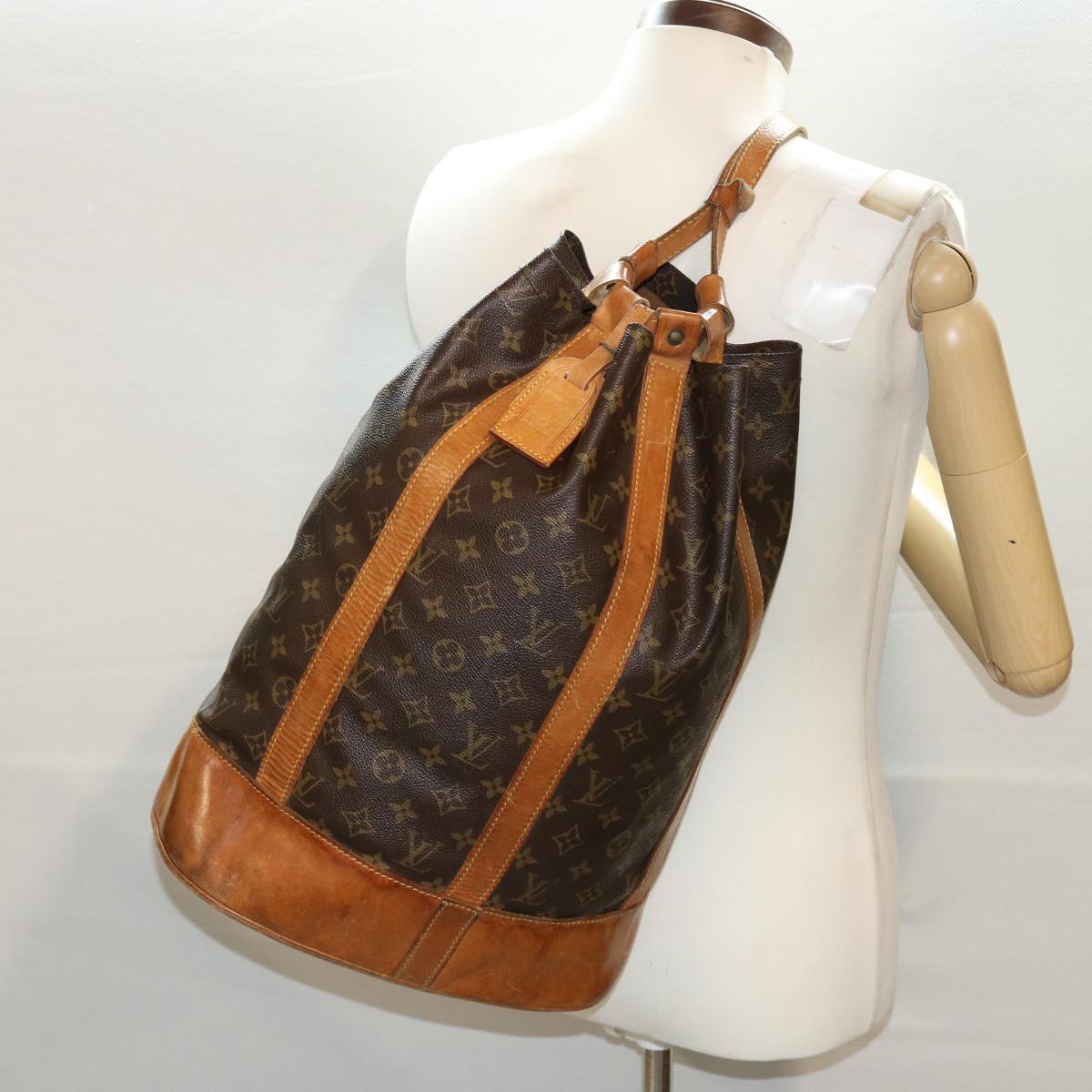 LOUIS VUITTON Monogram Randonnee GM Shoulder Bag M42244 LV th3752