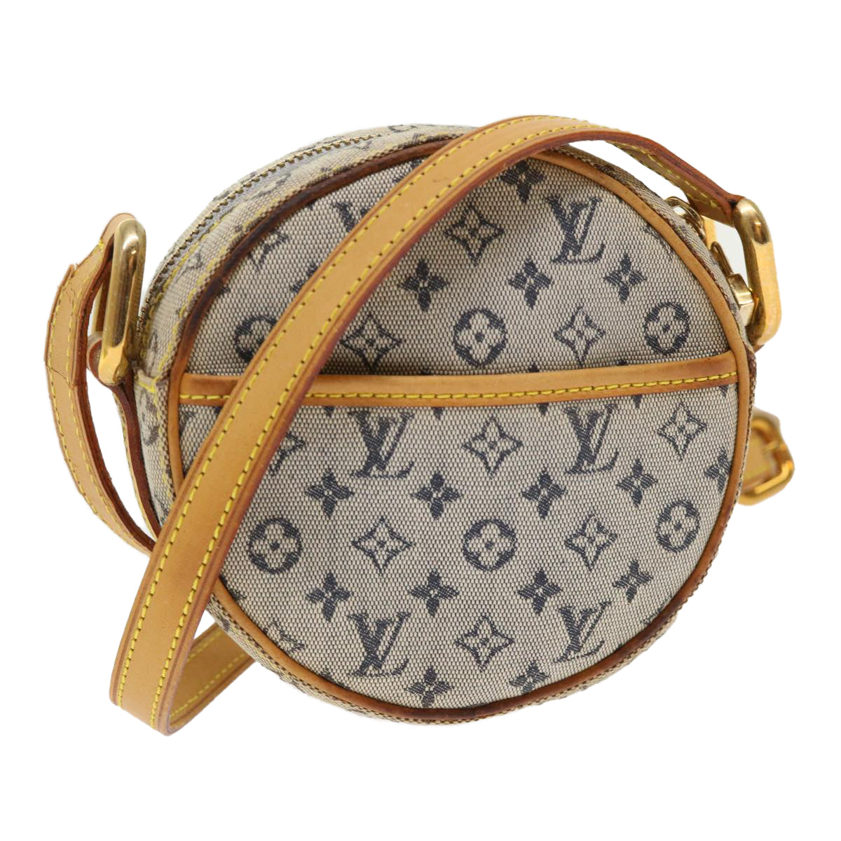 LOUIS VUITTON Monogram Mini Jeanne PM Shoulder Bag Blue M92001 LV th3755