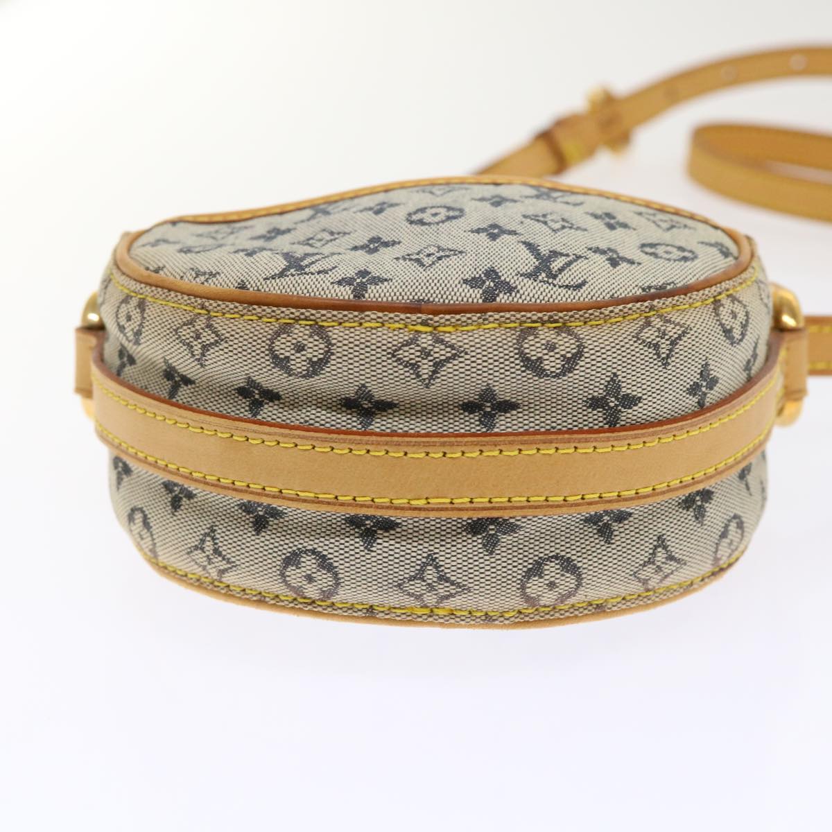 LOUIS VUITTON Monogram Mini Jeanne PM Shoulder Bag Blue M92001 LV th3755