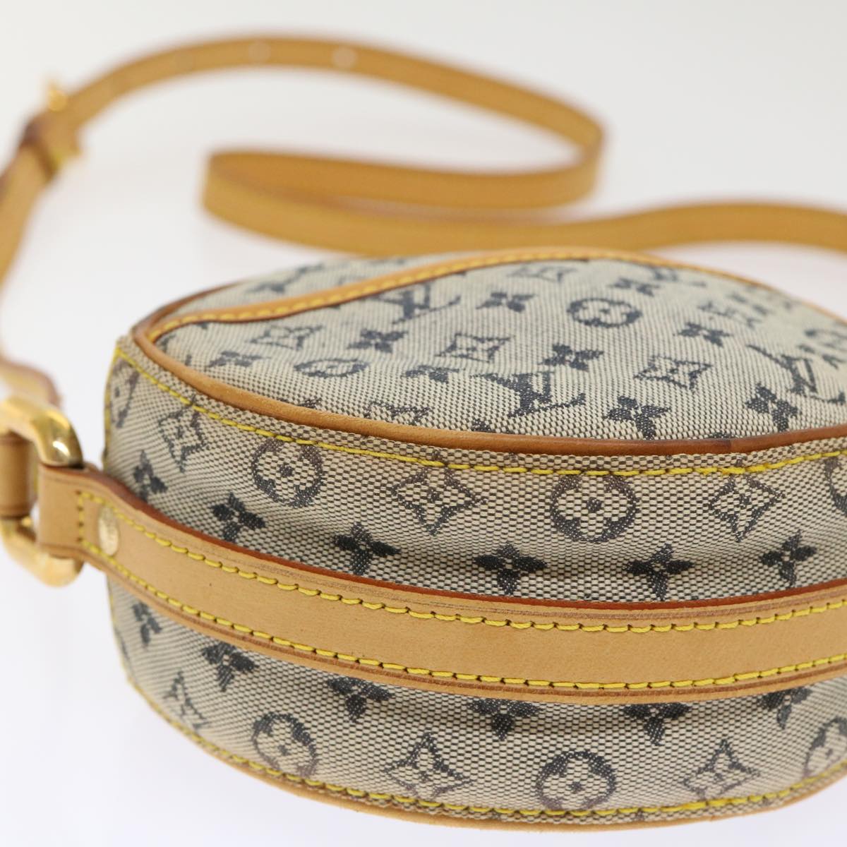 LOUIS VUITTON Monogram Mini Jeanne PM Shoulder Bag Blue M92001 LV th3755