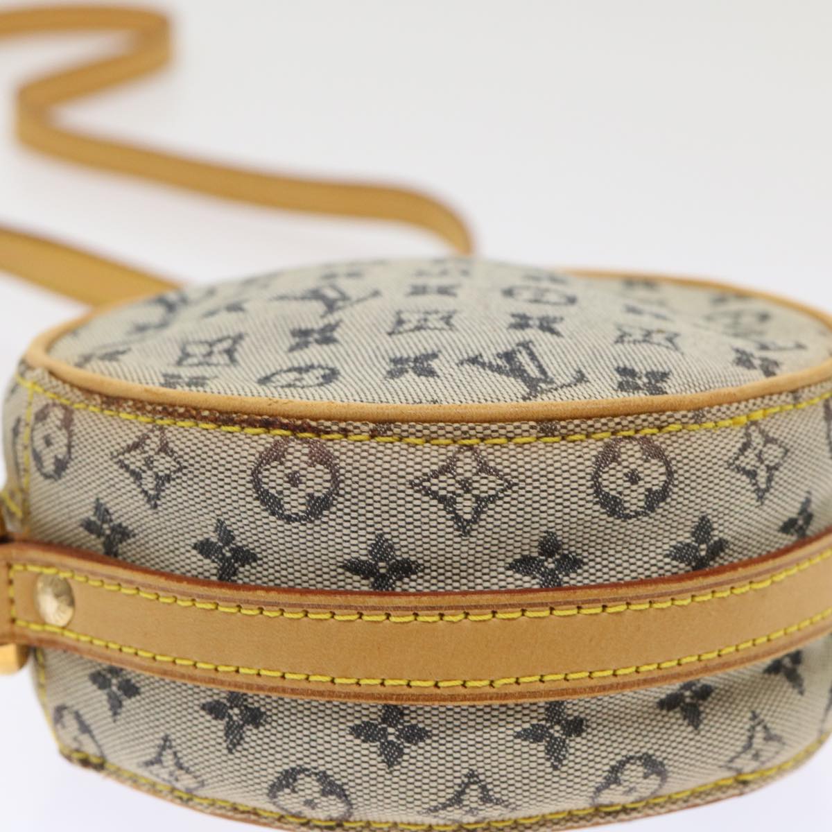 LOUIS VUITTON Monogram Mini Jeanne PM Shoulder Bag Blue M92001 LV th3755