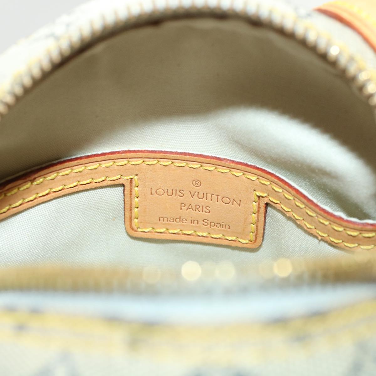 LOUIS VUITTON Monogram Mini Jeanne PM Shoulder Bag Blue M92001 LV th3755