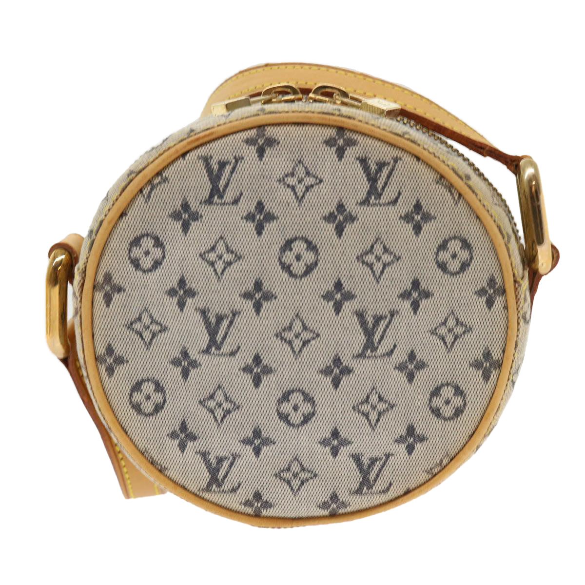 LOUIS VUITTON Monogram Mini Jeanne PM Shoulder Bag Blue M92001 LV th3755