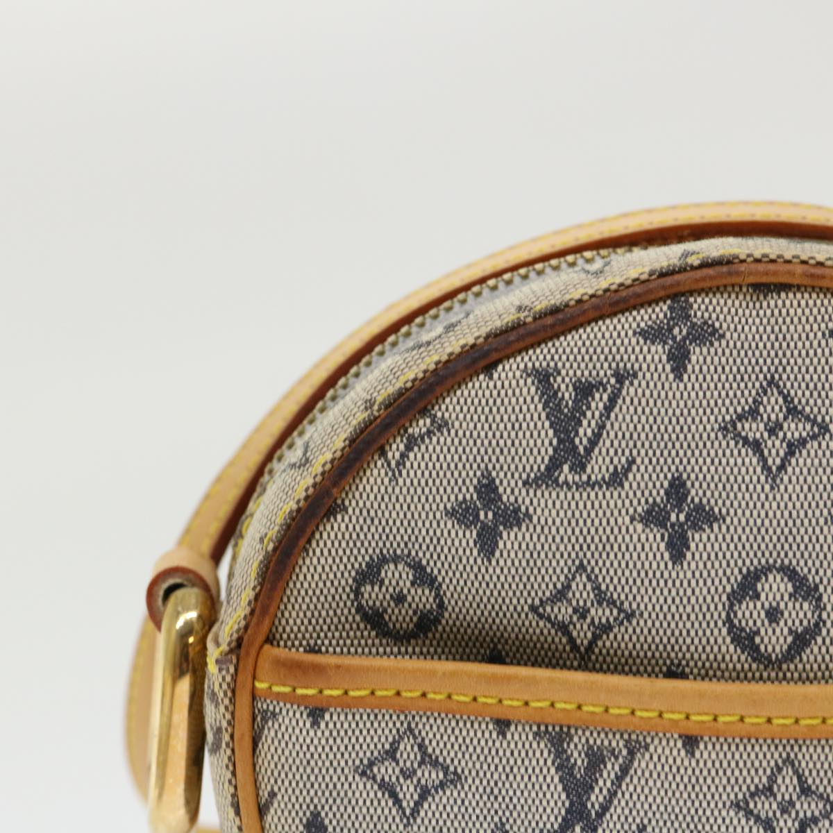LOUIS VUITTON Monogram Mini Jeanne PM Shoulder Bag Blue M92001 LV th3755