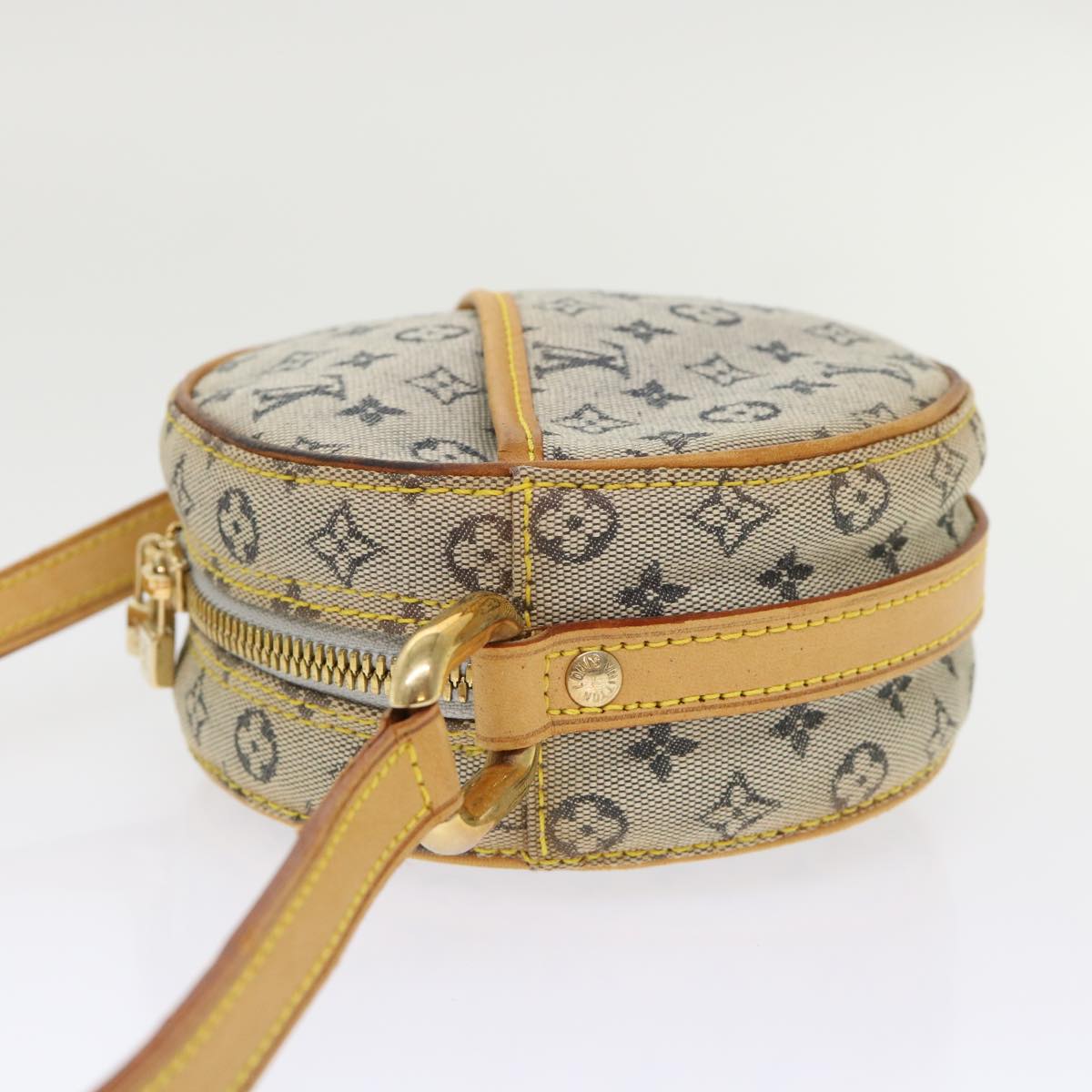 LOUIS VUITTON Monogram Mini Jeanne PM Shoulder Bag Blue M92001 LV th3755