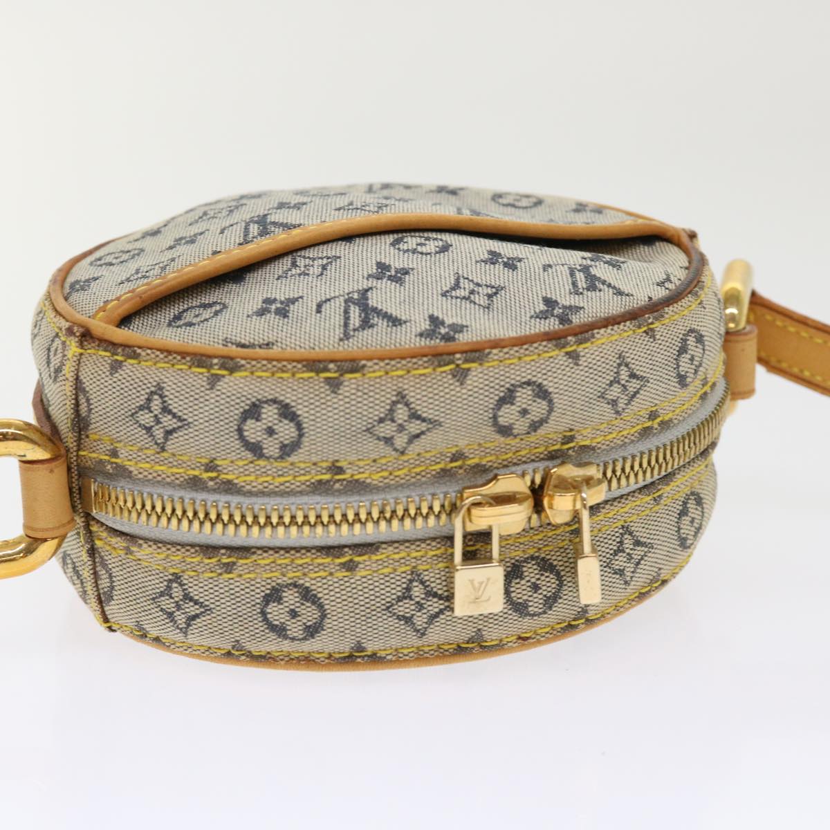 LOUIS VUITTON Monogram Mini Jeanne PM Shoulder Bag Blue M92001 LV th3755