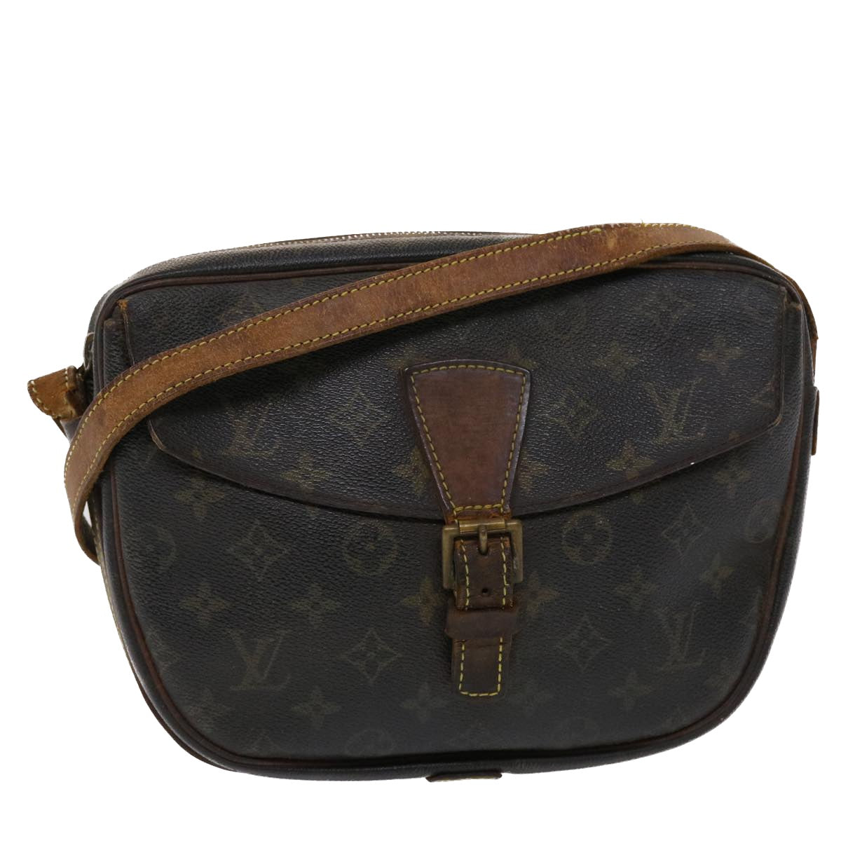 LOUIS VUITTON Monogram Jeune Fille MM Shoulder Bag M51226 LV th3758