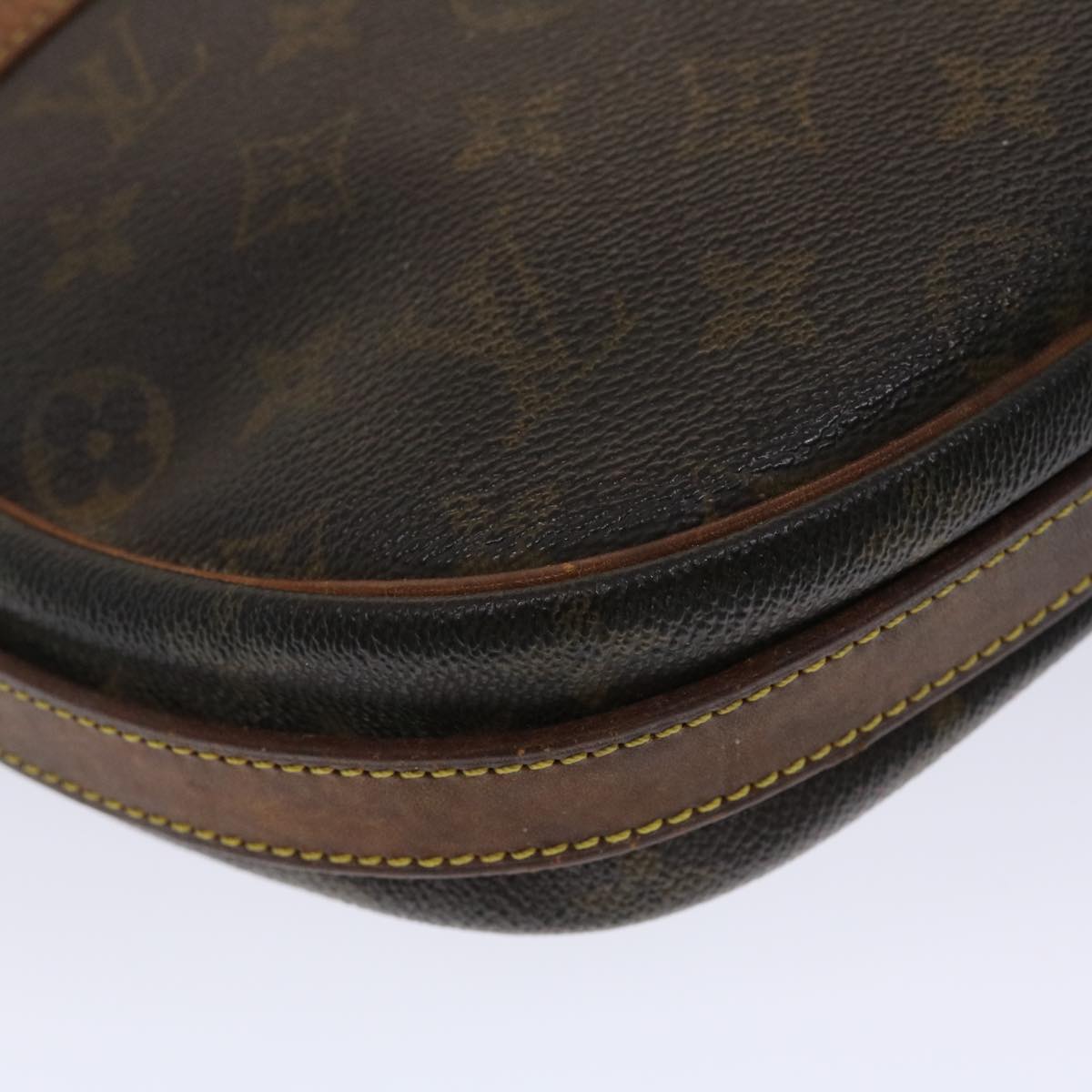 LOUIS VUITTON Monogram Jeune Fille MM Shoulder Bag M51226 LV th3758
