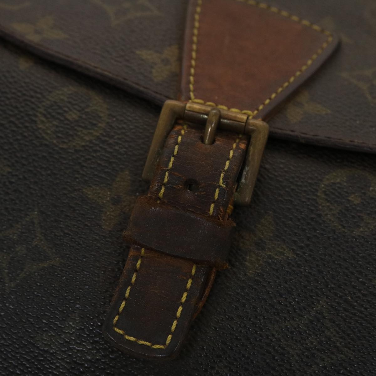 LOUIS VUITTON Monogram Jeune Fille MM Shoulder Bag M51226 LV th3758