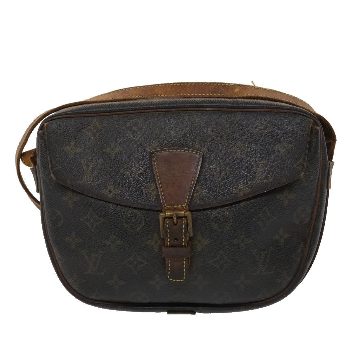 LOUIS VUITTON Monogram Jeune Fille MM Shoulder Bag M51226 LV th3758