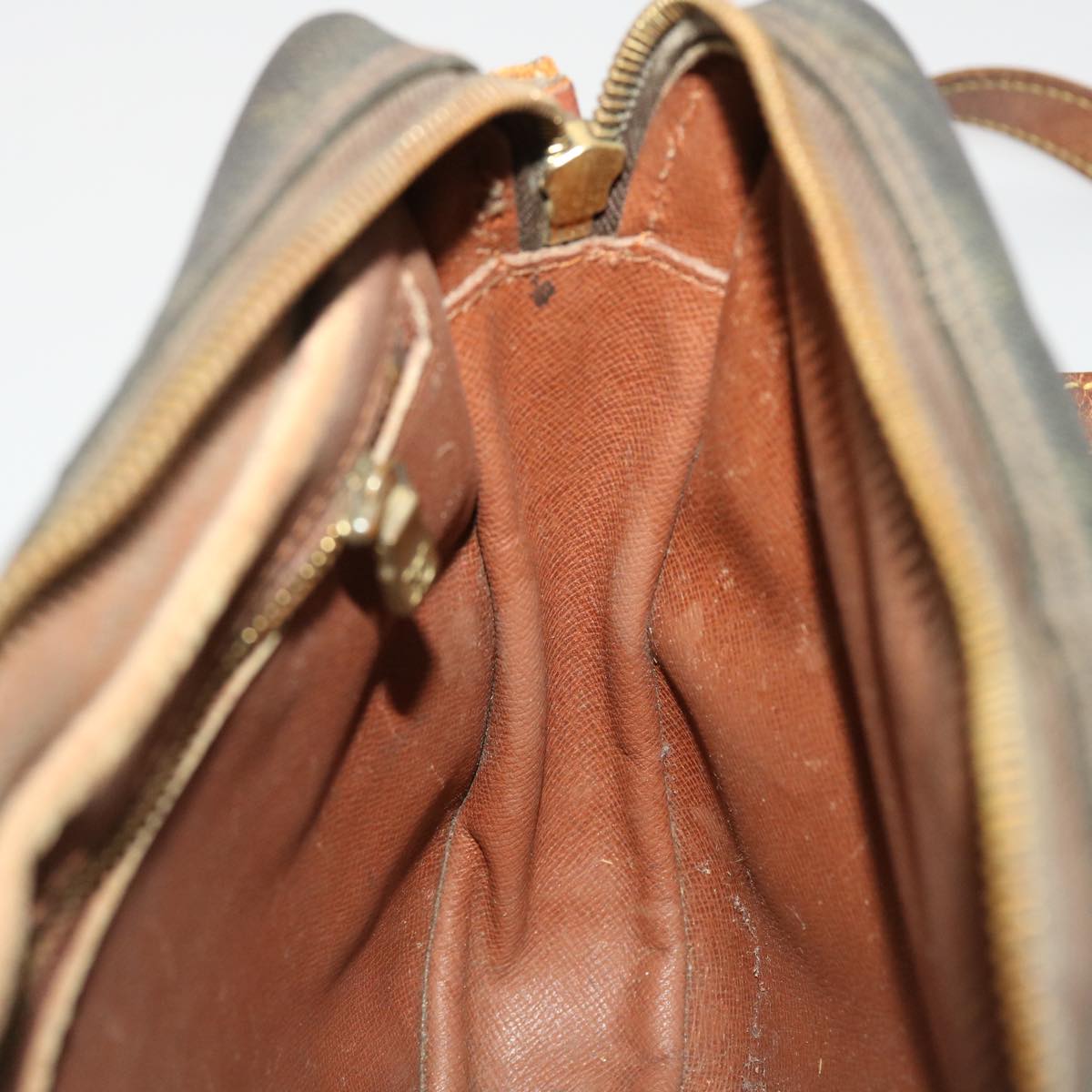 LOUIS VUITTON Monogram Jeune Fille MM Shoulder Bag M51226 LV th3758