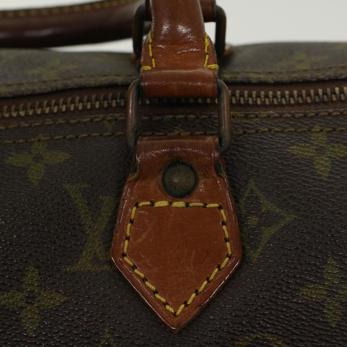 LOUIS VUITTON Monogram Speedy 35 Hand Bag Vintage M41524 LV th3760