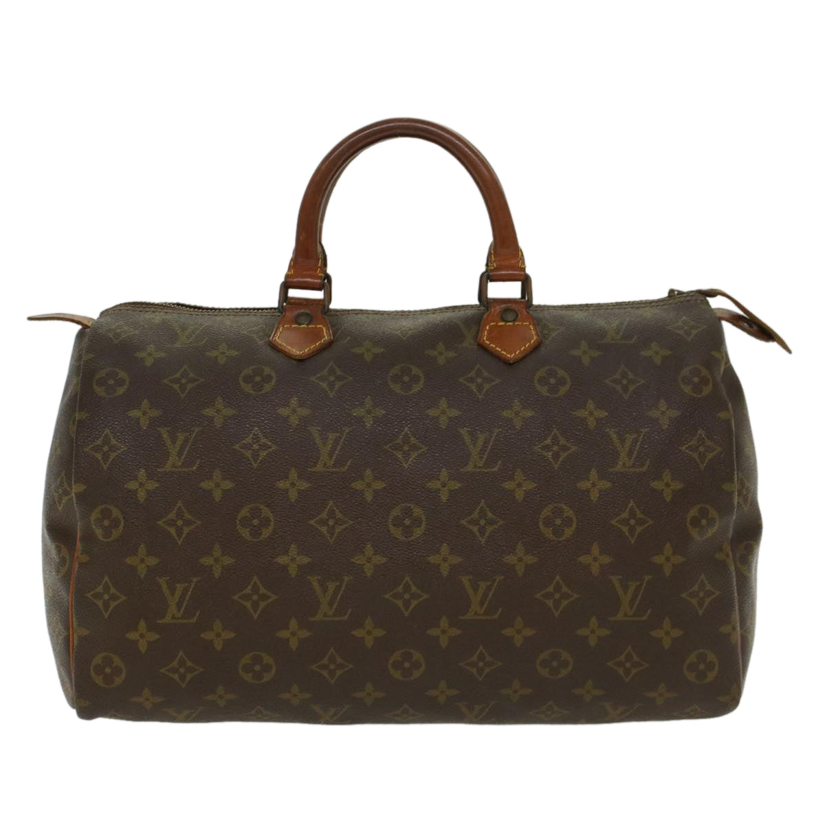 LOUIS VUITTON Monogram Speedy 35 Hand Bag Vintage M41524 LV th3760