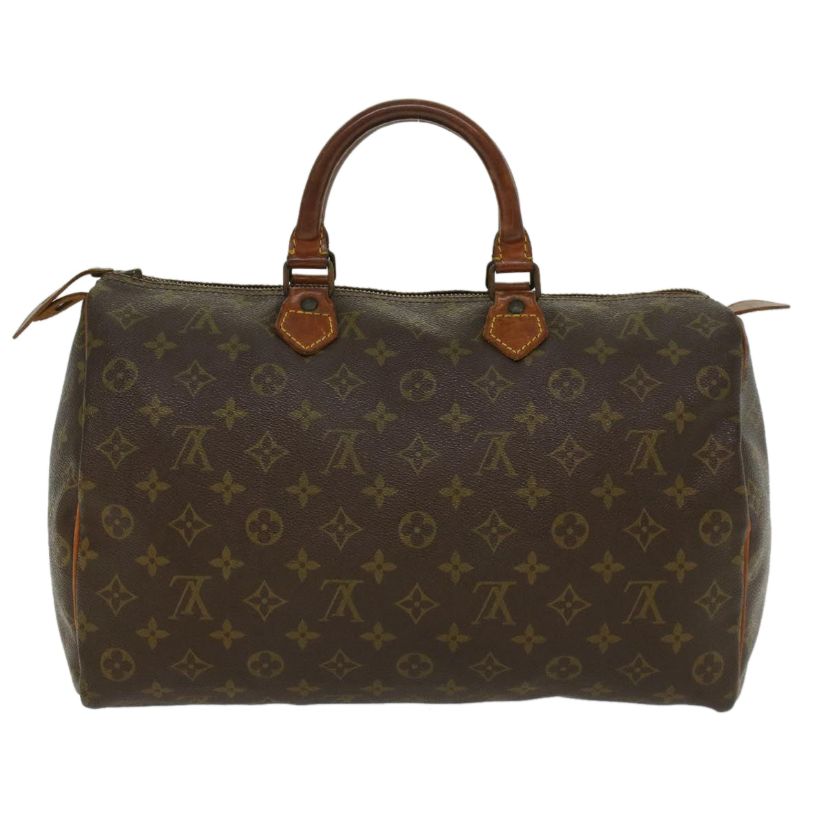 LOUIS VUITTON Monogram Speedy 35 Hand Bag Vintage M41524 LV th3760