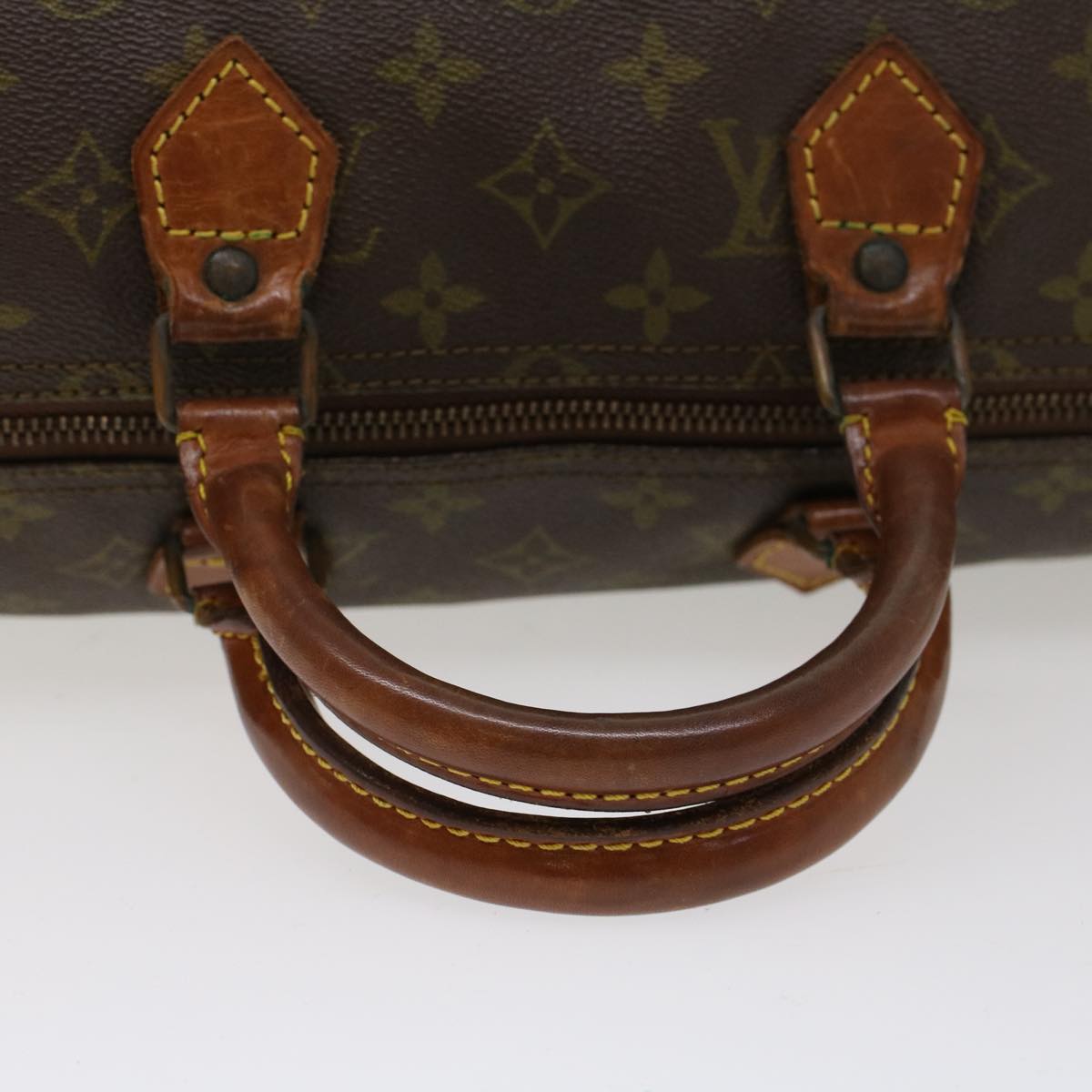LOUIS VUITTON Monogram Speedy 35 Hand Bag Vintage M41524 LV th3760