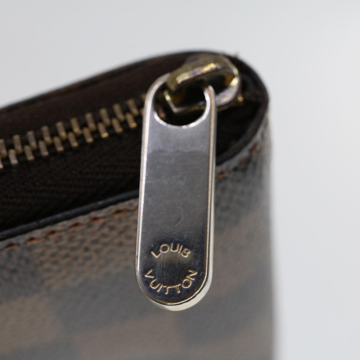 LOUIS VUITTON Damier Ebene Zippy Coin Purse N63070 LV th3761