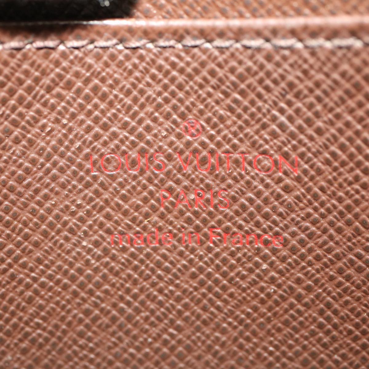 LOUIS VUITTON Damier Ebene Zippy Coin Purse N63070 LV th3761