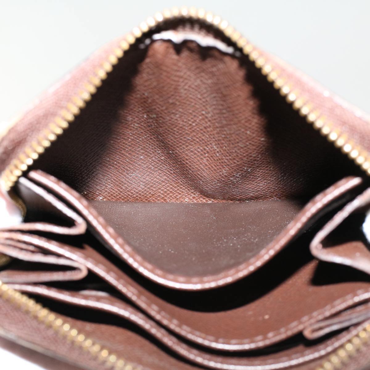 LOUIS VUITTON Damier Ebene Zippy Coin Purse N63070 LV th3761