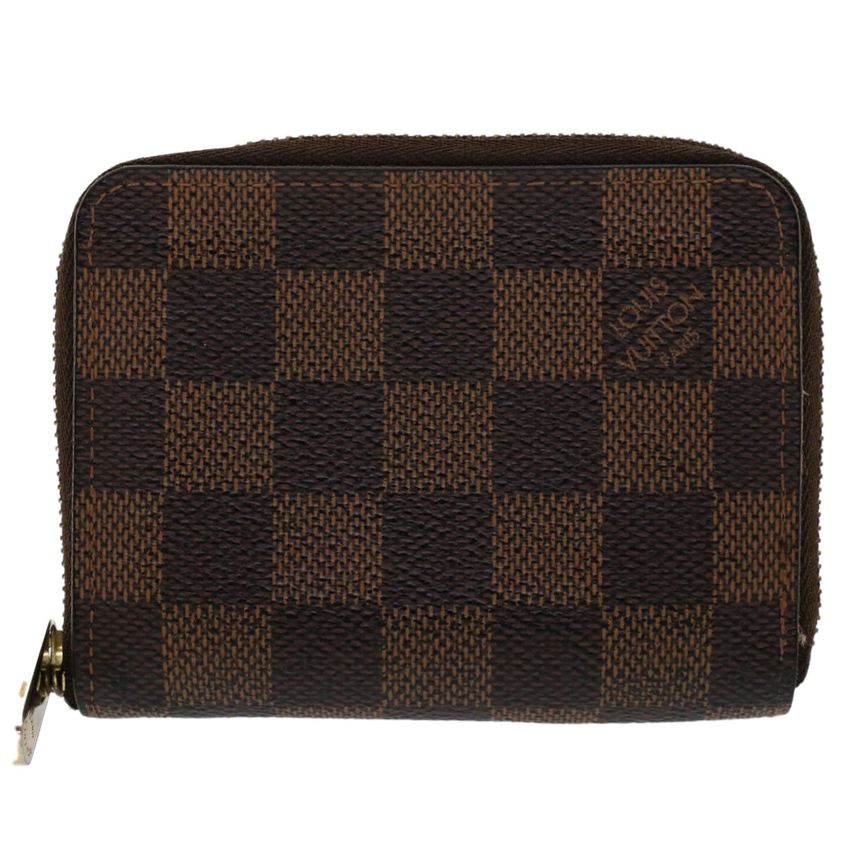 LOUIS VUITTON Damier Ebene Zippy Coin Purse N63070 LV th3761