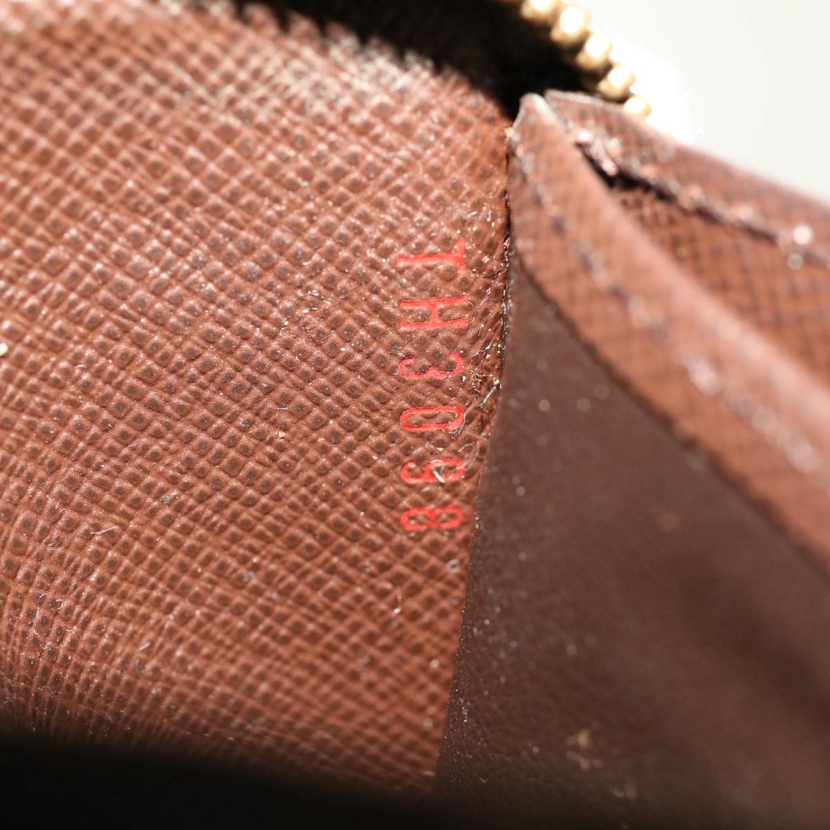 LOUIS VUITTON Damier Ebene Zippy Coin Purse N63070 LV th3761