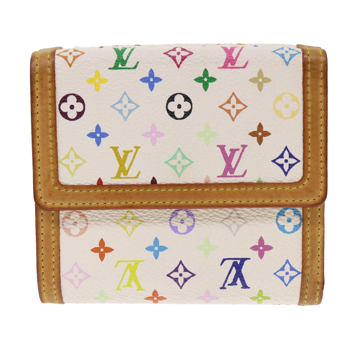 LOUIS VUITTON Multicolor Porte Monnaie Billets Cartes Credit M92983 th3763