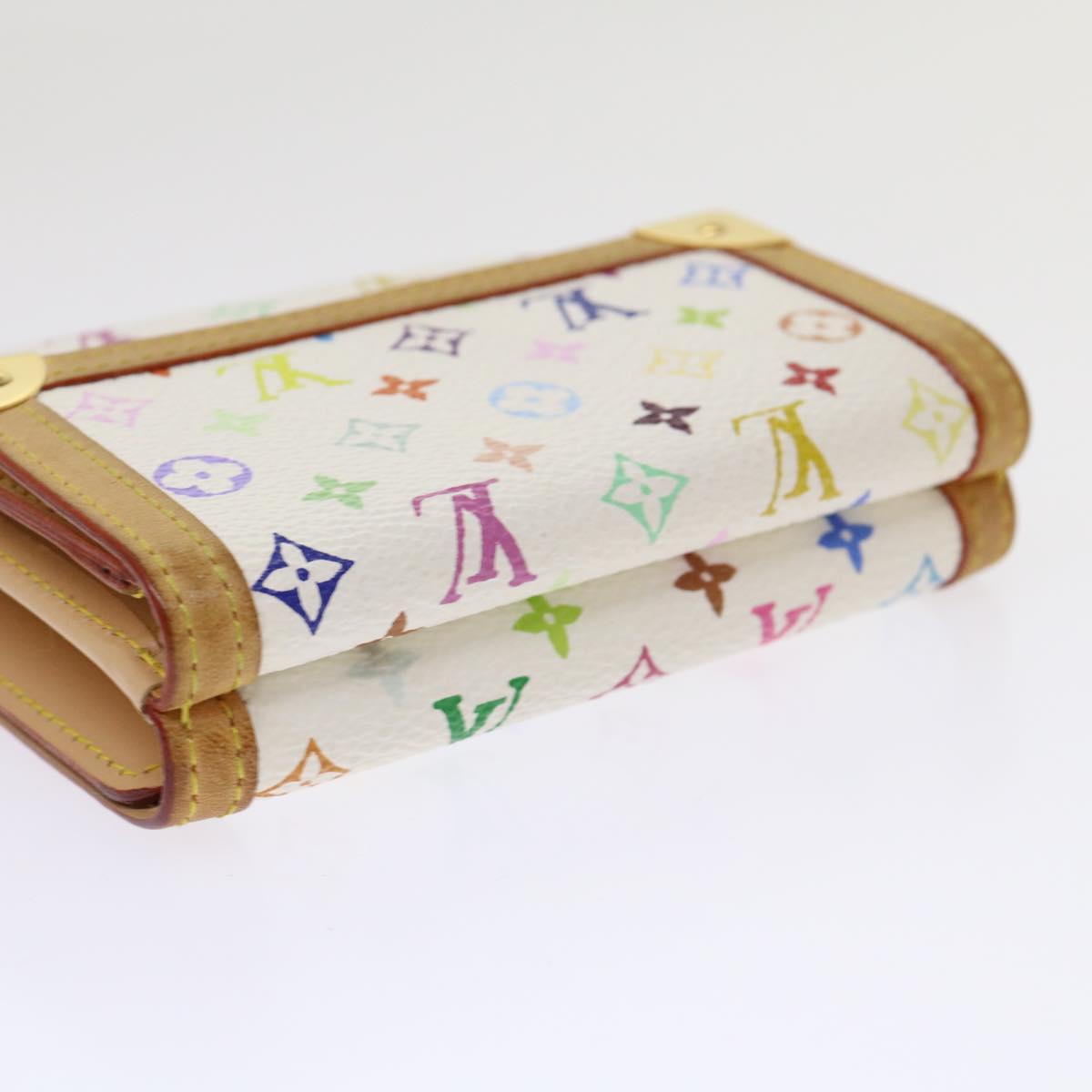 LOUIS VUITTON Multicolor Porte Monnaie Billets Cartes Credit M92983 th3763
