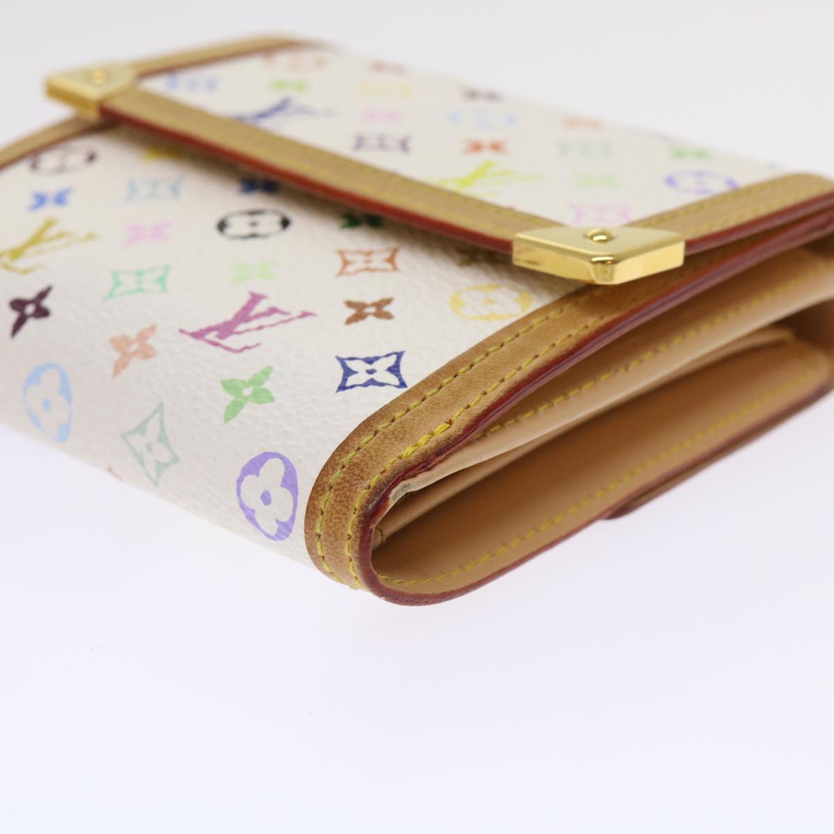 LOUIS VUITTON Multicolor Porte Monnaie Billets Cartes Credit M92983 th3763