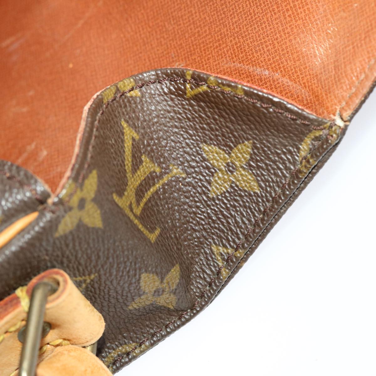 LOUIS VUITTON Monogram Cartouchiere MM Shoulder Bag M51253 LV th3764