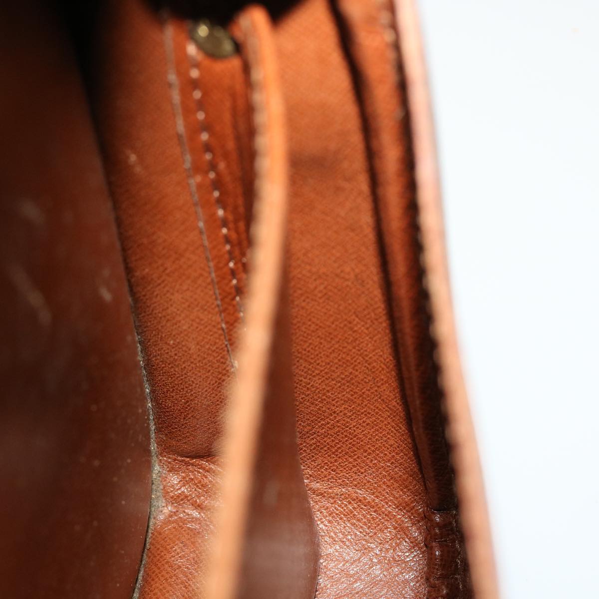 LOUIS VUITTON Monogram Cartouchiere MM Shoulder Bag M51253 LV th3764