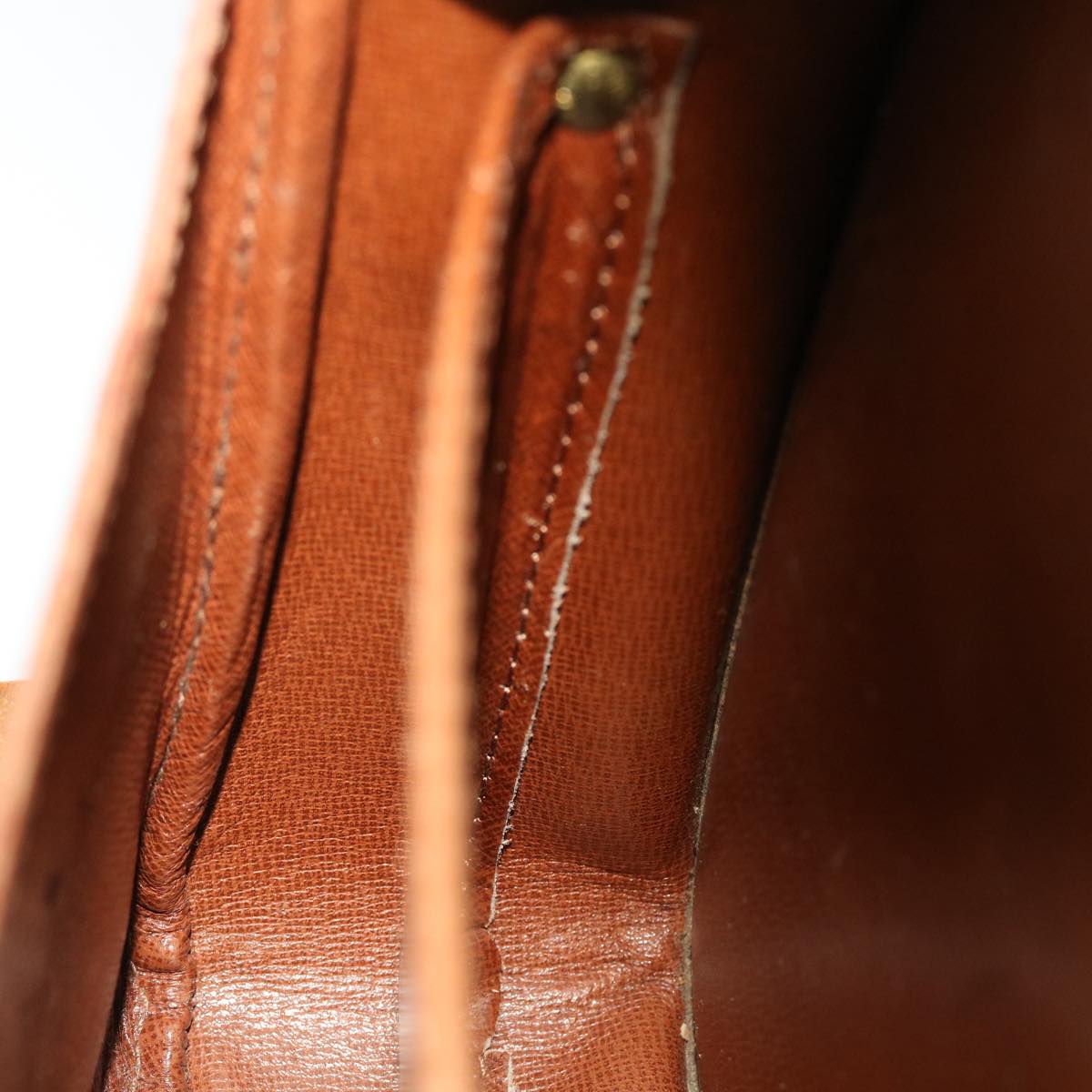 LOUIS VUITTON Monogram Cartouchiere MM Shoulder Bag M51253 LV th3764