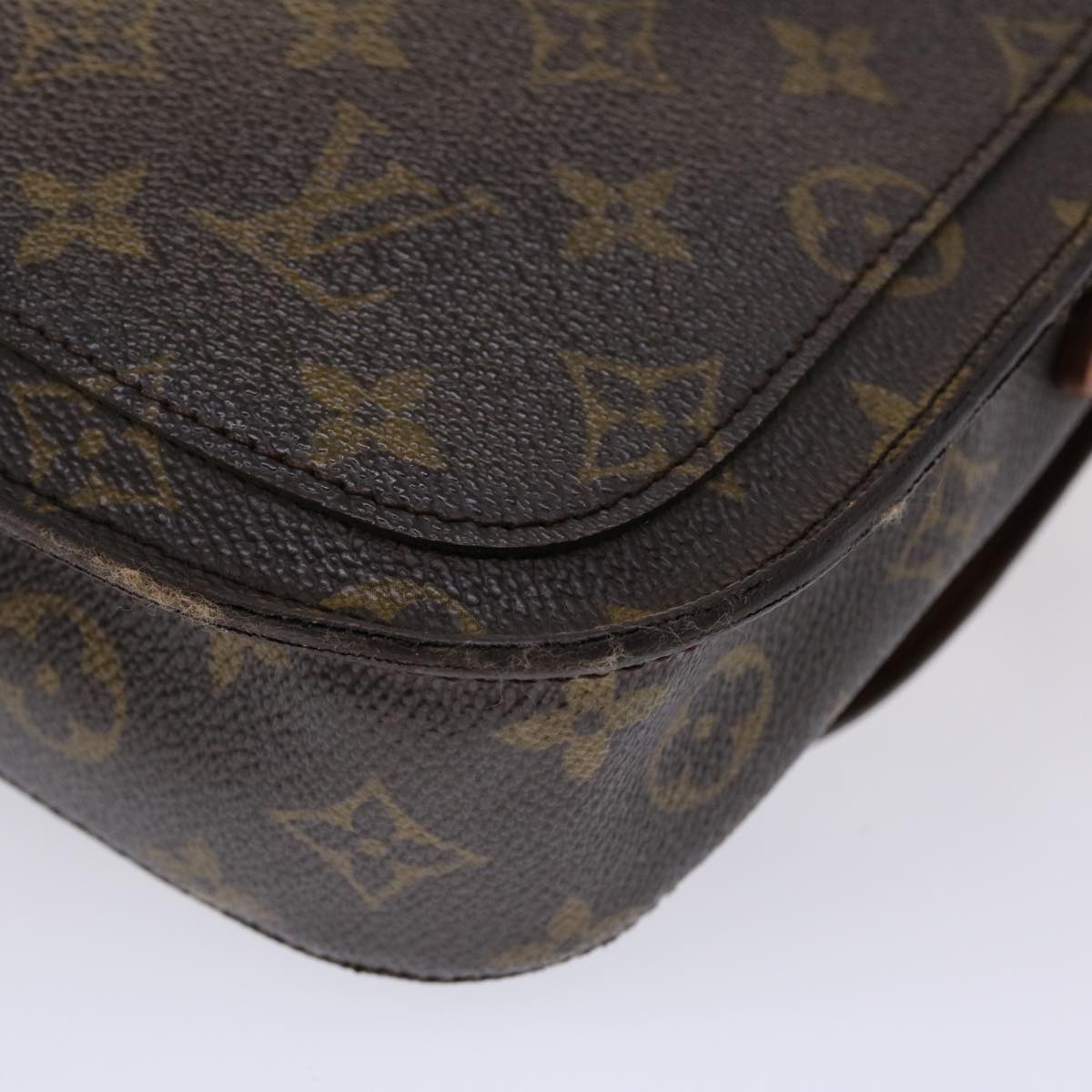 LOUIS VUITTON Monogram Saint Cloud MM Shoulder Bag M51243 LV th3770