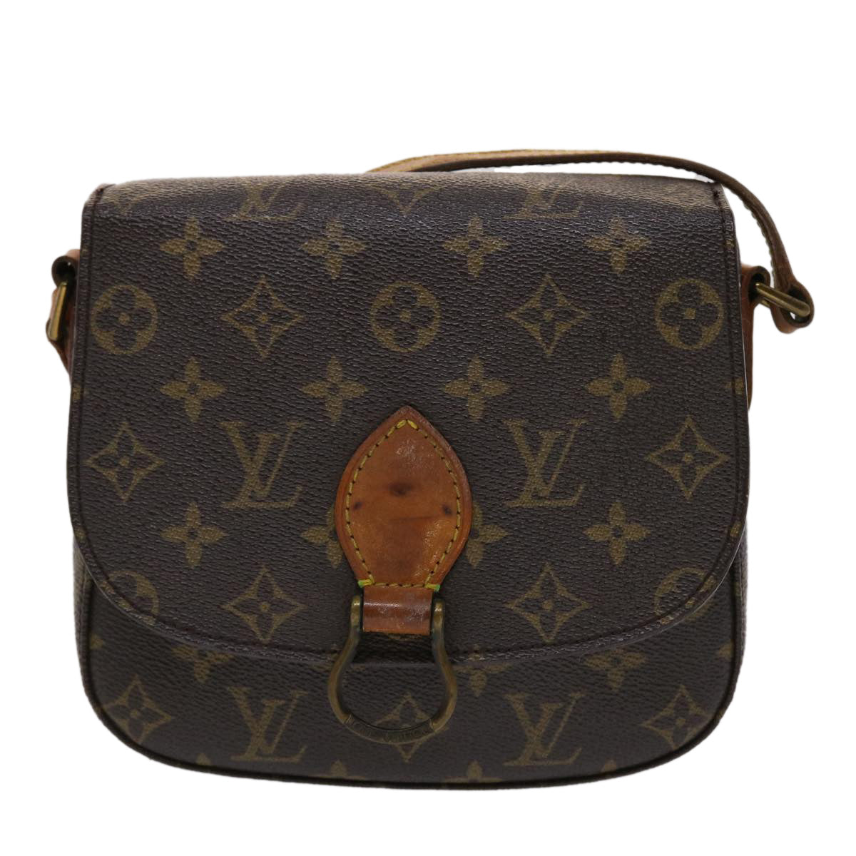 LOUIS VUITTON Monogram Saint Cloud MM Shoulder Bag M51243 LV th3770