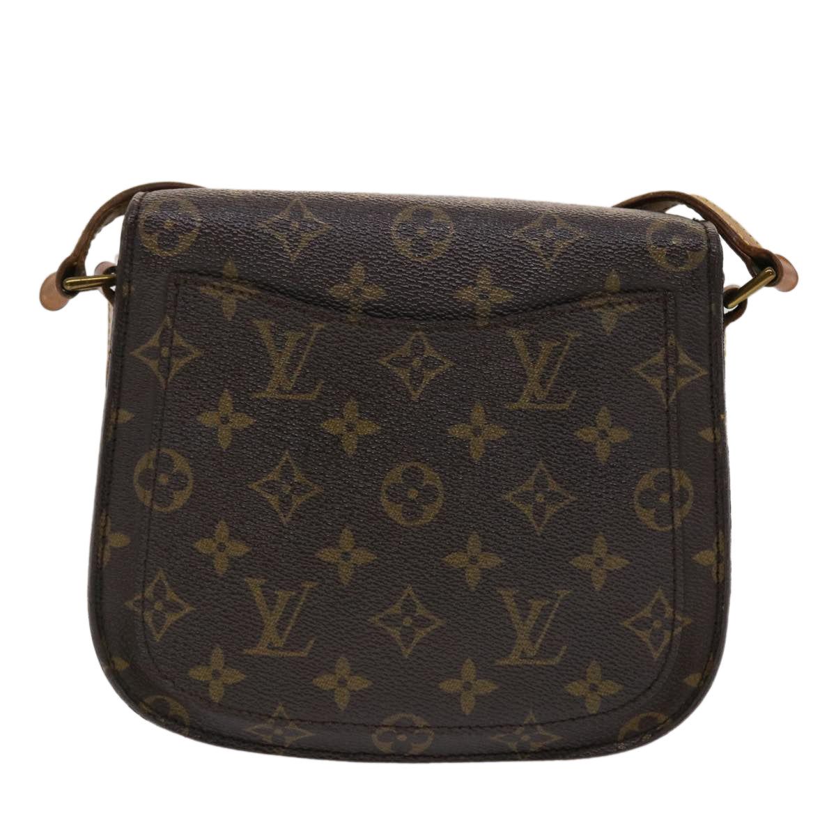 LOUIS VUITTON Monogram Saint Cloud MM Shoulder Bag M51243 LV th3770