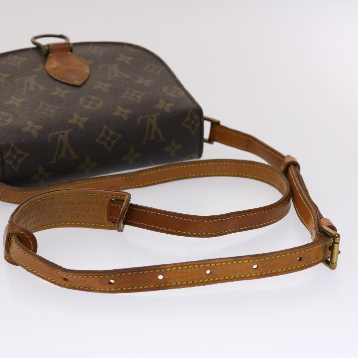 LOUIS VUITTON Monogram Saint Cloud MM Shoulder Bag M51243 LV th3770