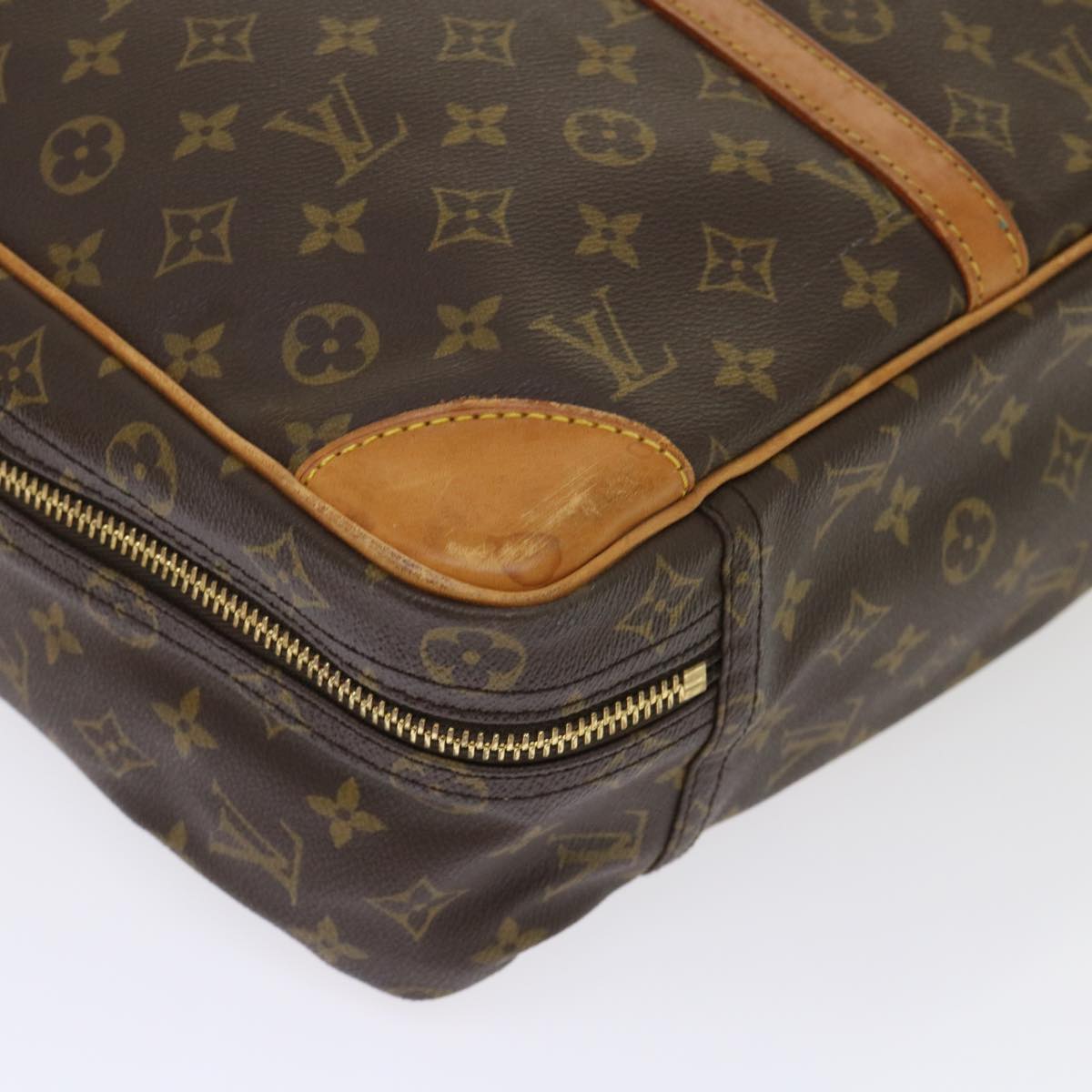 LOUIS VUITTON Monogram Sirius 45 Boston Bag M41408 LV th3774