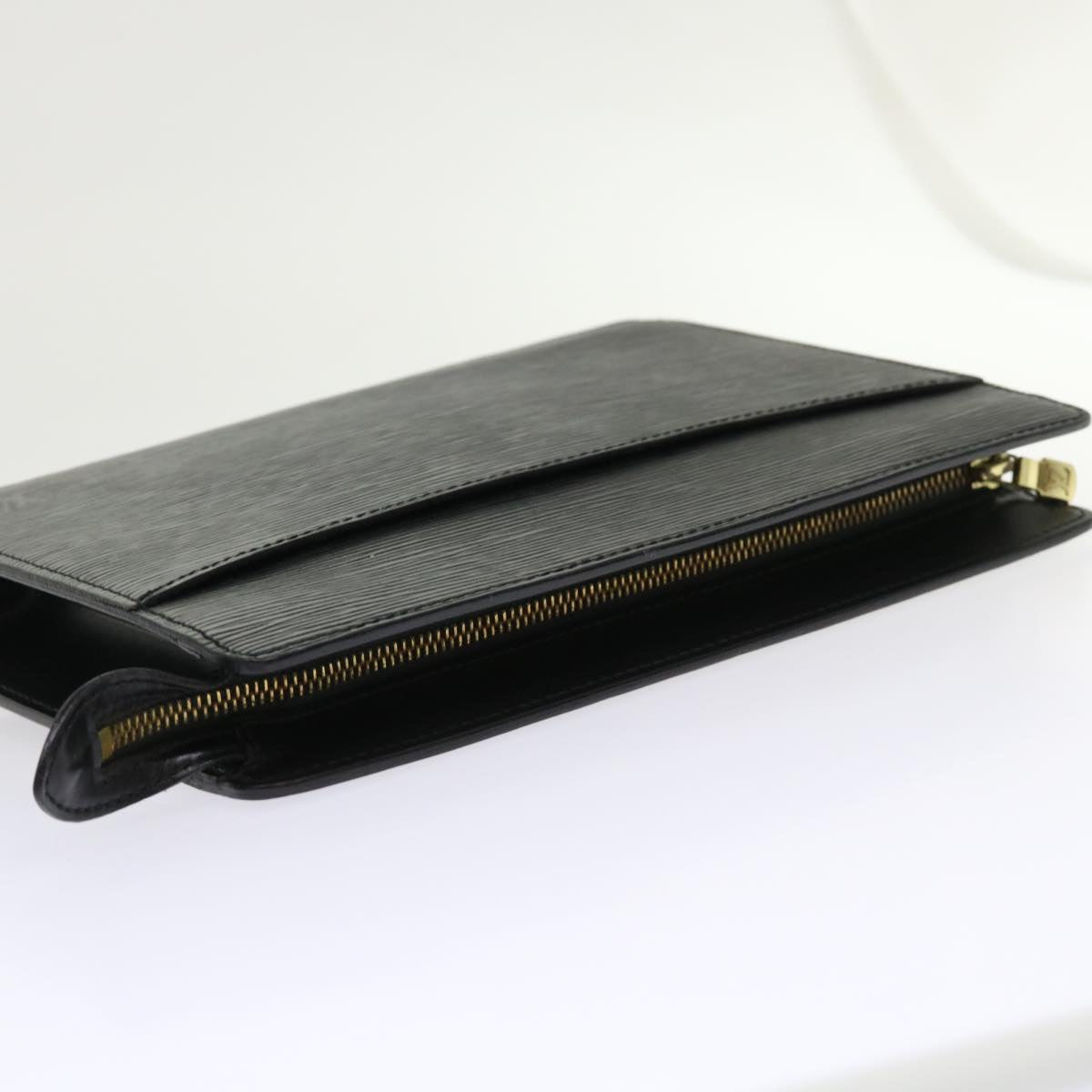 LOUIS VUITTON Epi Pochette Homme Clutch Bag Black M52522 LV th3777