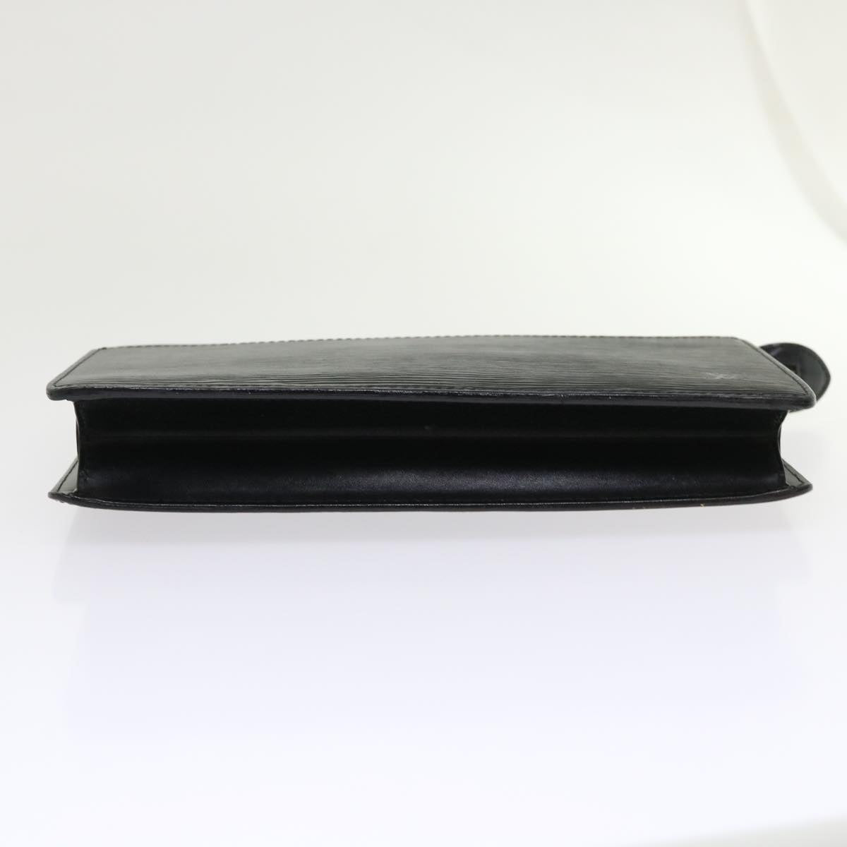LOUIS VUITTON Epi Pochette Homme Clutch Bag Black M52522 LV th3777