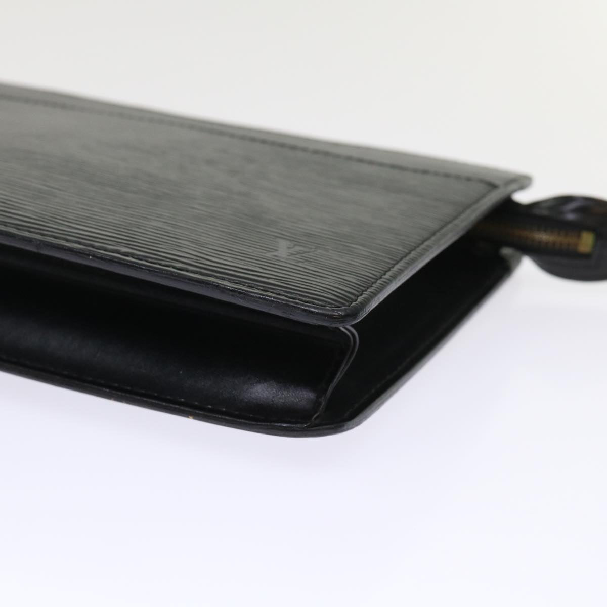 LOUIS VUITTON Epi Pochette Homme Clutch Bag Black M52522 LV th3777