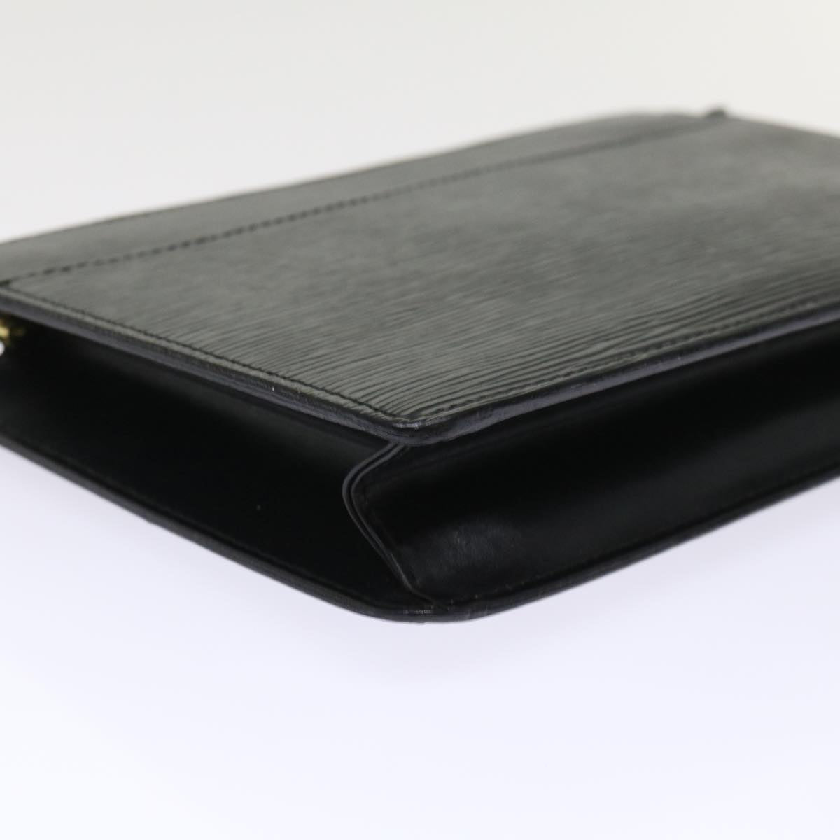LOUIS VUITTON Epi Pochette Homme Clutch Bag Black M52522 LV th3777