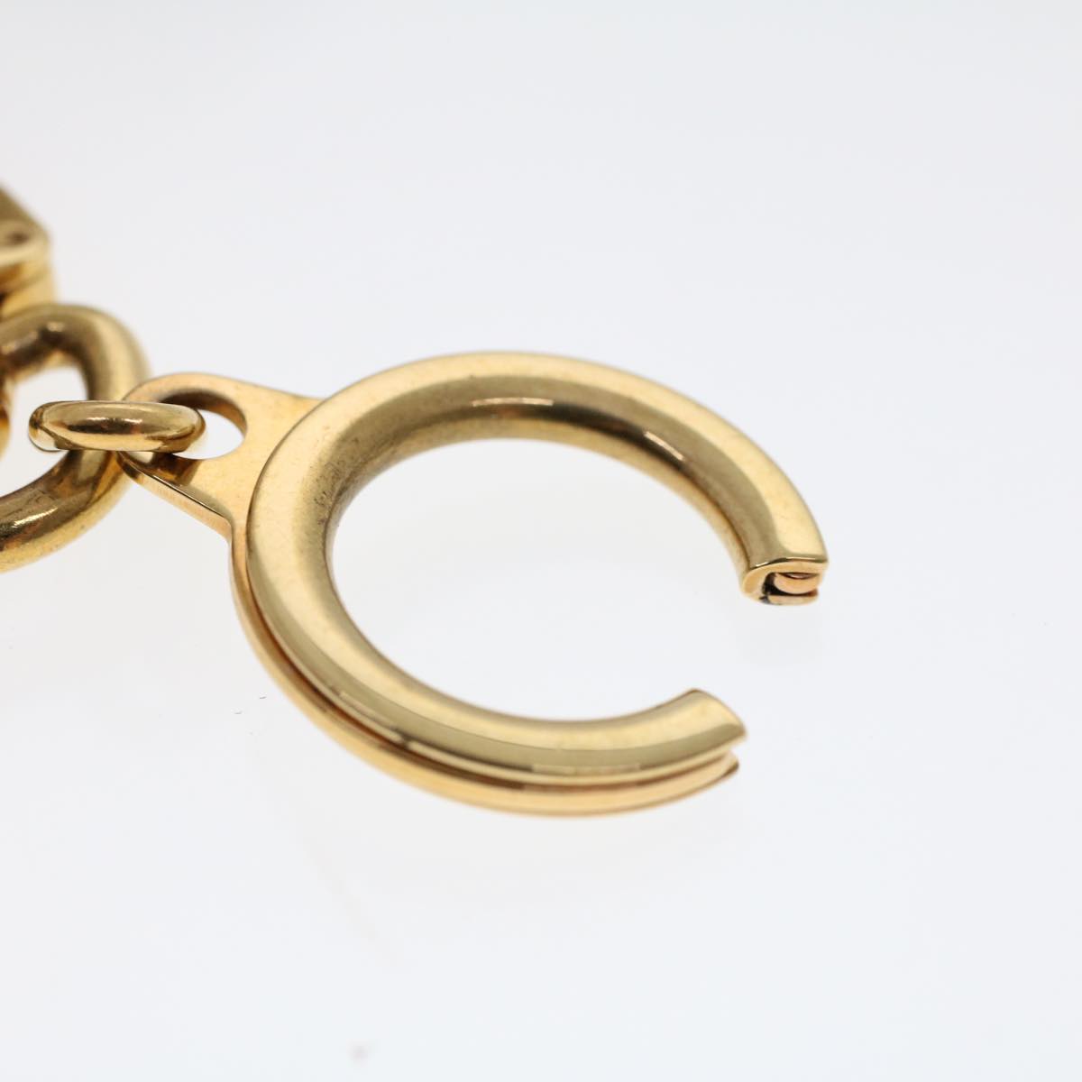 LOUIS VUITTON Anneau Cles Key Holder Metal Gold Tone LV th3779