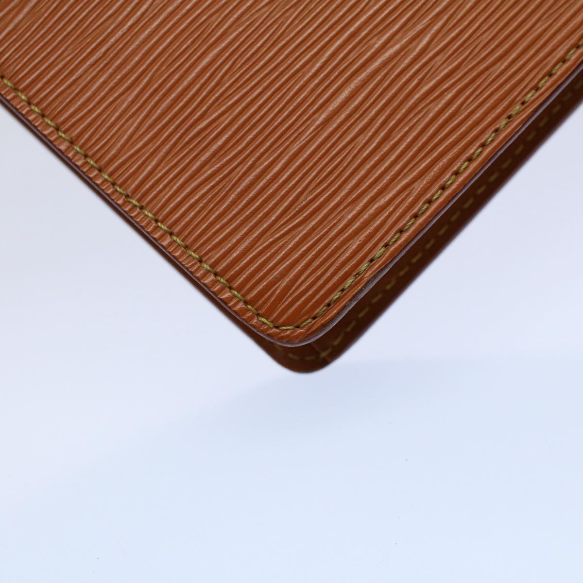 LOUIS VUITTON Epi Pochette Homme Clutch Bag Brown M52528 LV th3989