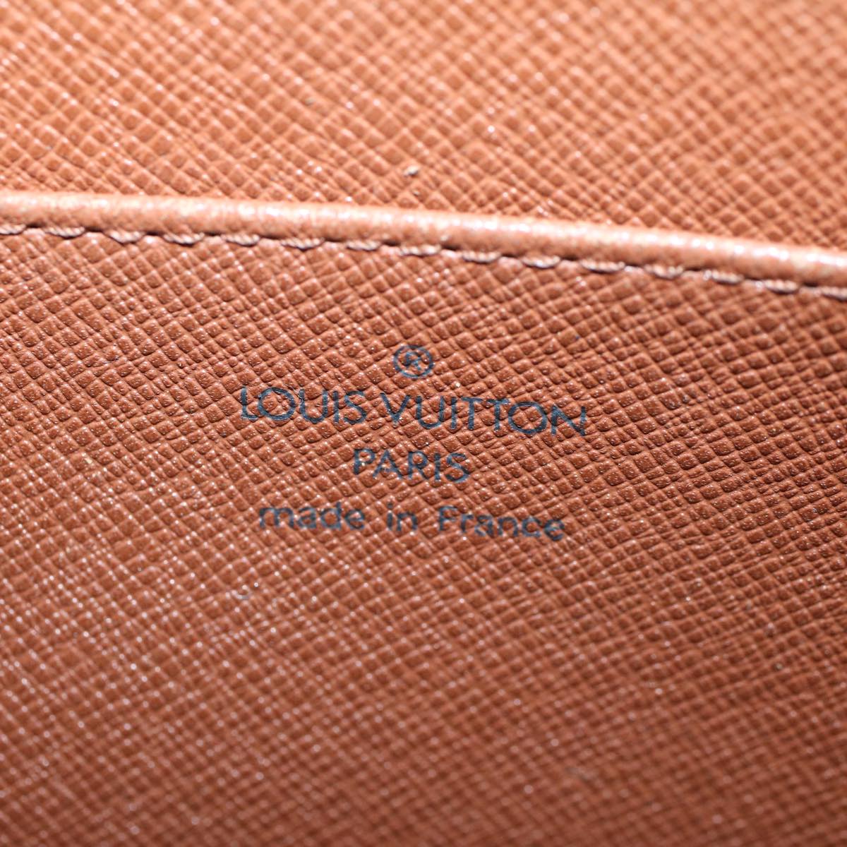 LOUIS VUITTON Epi Pochette Homme Clutch Bag Brown M52528 LV th3989