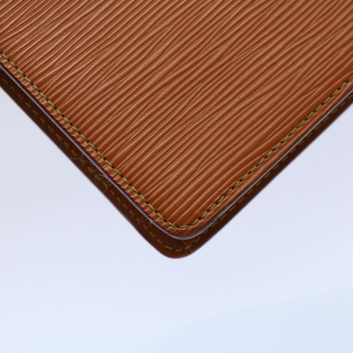 LOUIS VUITTON Epi Pochette Homme Clutch Bag Brown M52528 LV th3989