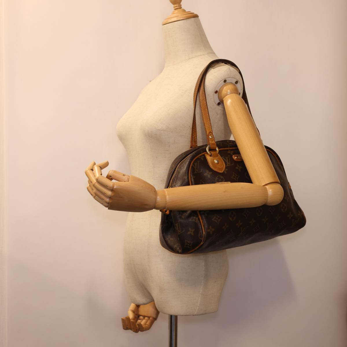 LOUIS VUITTON Monogram Montorgueil PM Hand Bag M95565 LV th3998