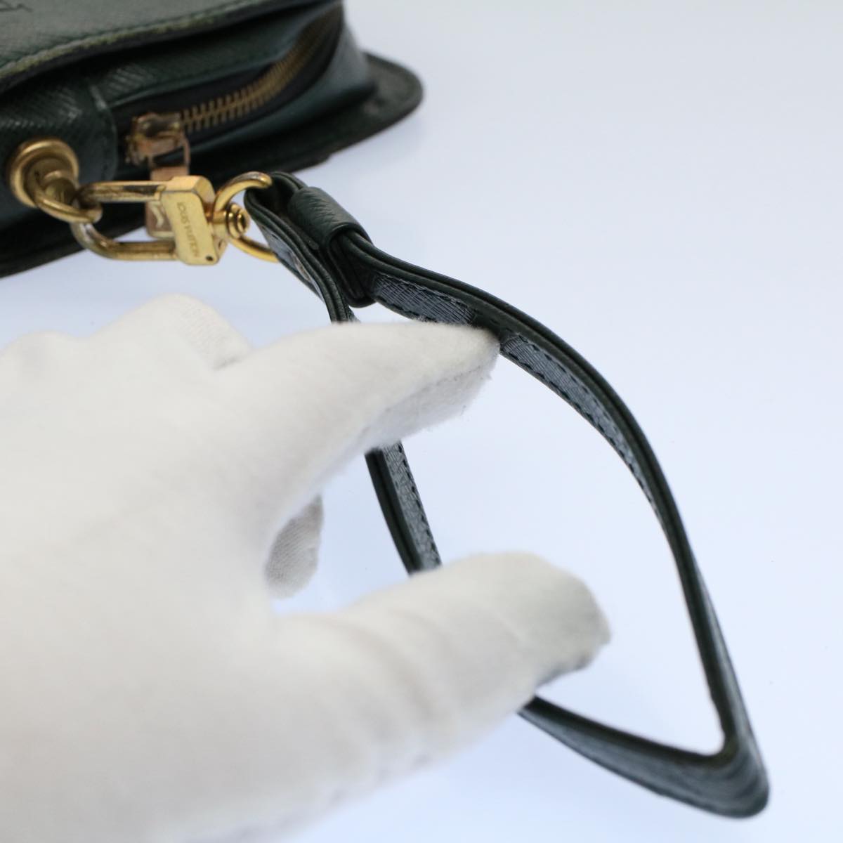 LOUIS VUITTON Taiga Baikal Clutch Bag Epicea M30184 LV th4000