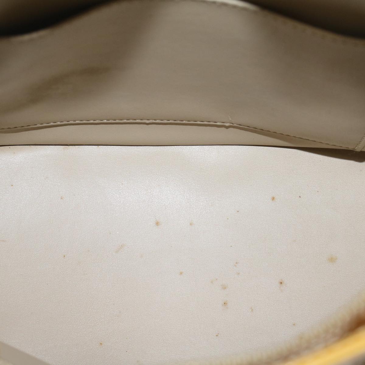LOUIS VUITTON Monogram Vernis Houston Hand Bag Beige M91004 LV th4003