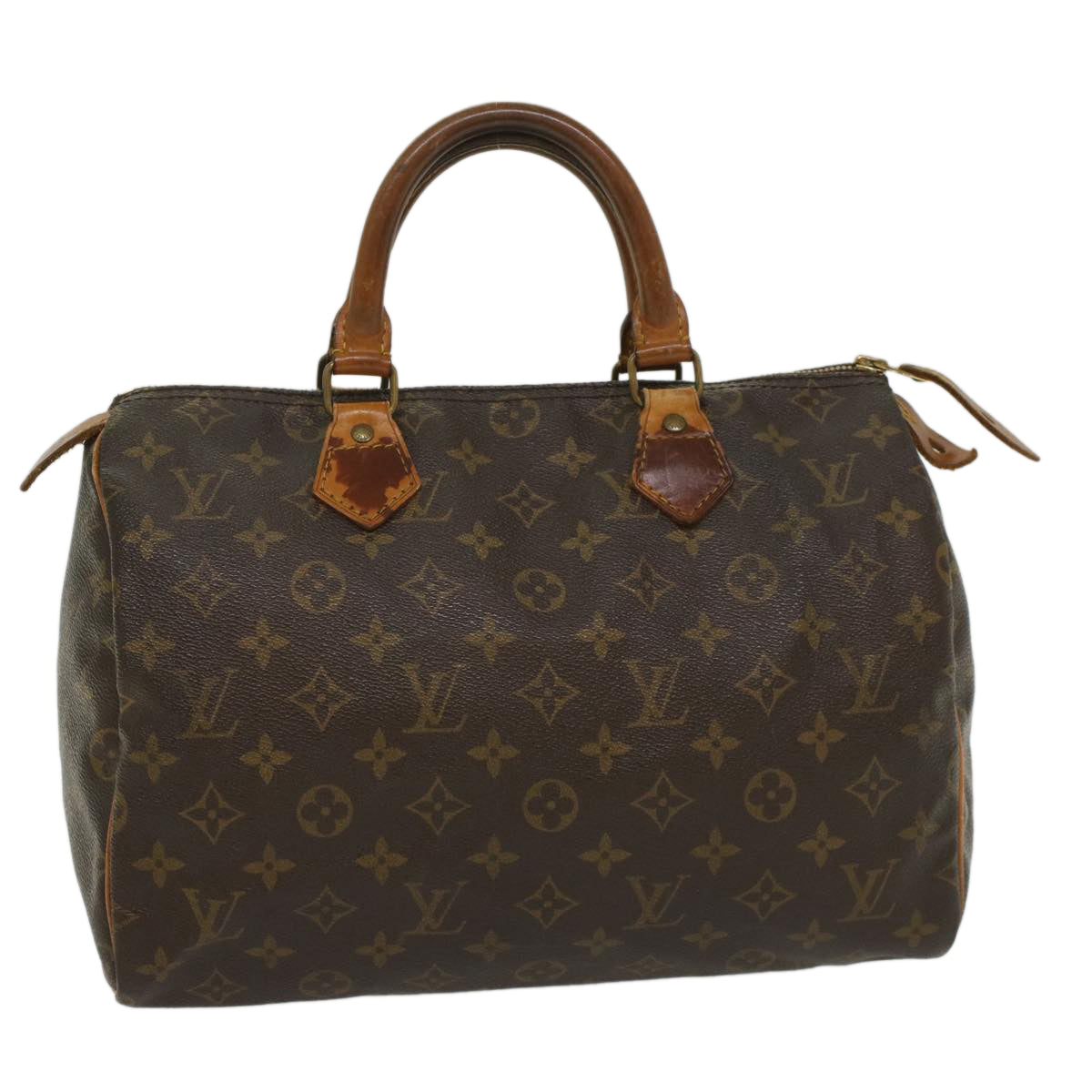 LOUIS VUITTON Monogram Speedy 30 Hand Bag M41526 LV th4004