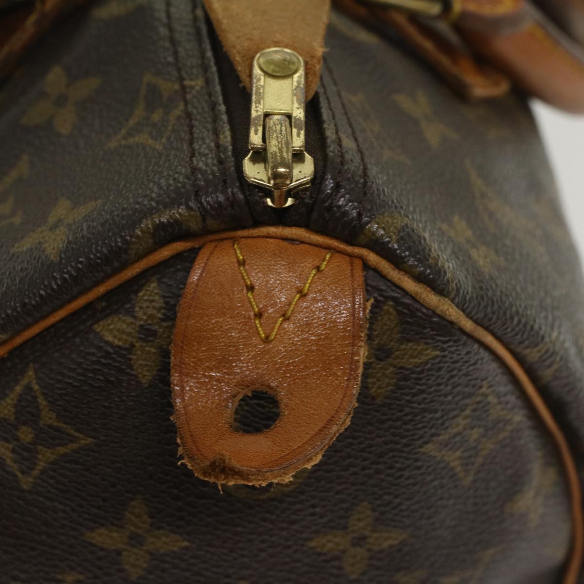 LOUIS VUITTON Monogram Speedy 30 Hand Bag M41526 LV th4004
