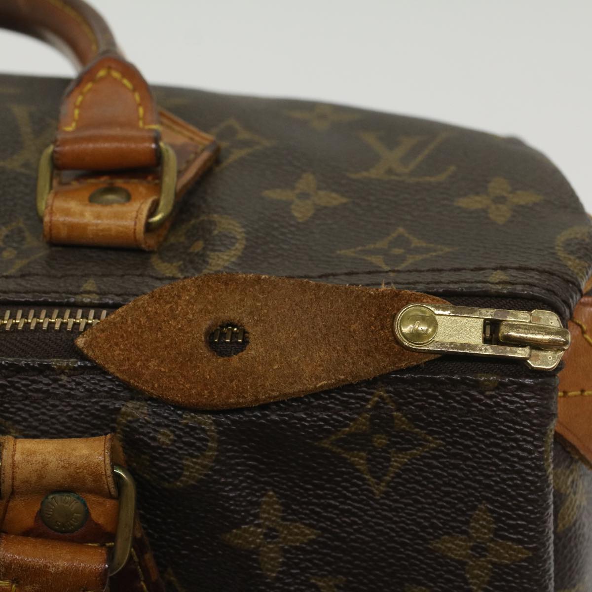 LOUIS VUITTON Monogram Speedy 30 Hand Bag M41526 LV th4004