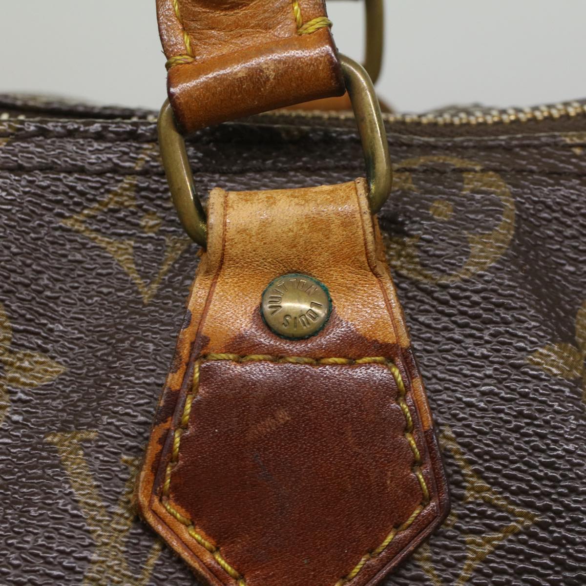 LOUIS VUITTON Monogram Speedy 30 Hand Bag M41526 LV th4004